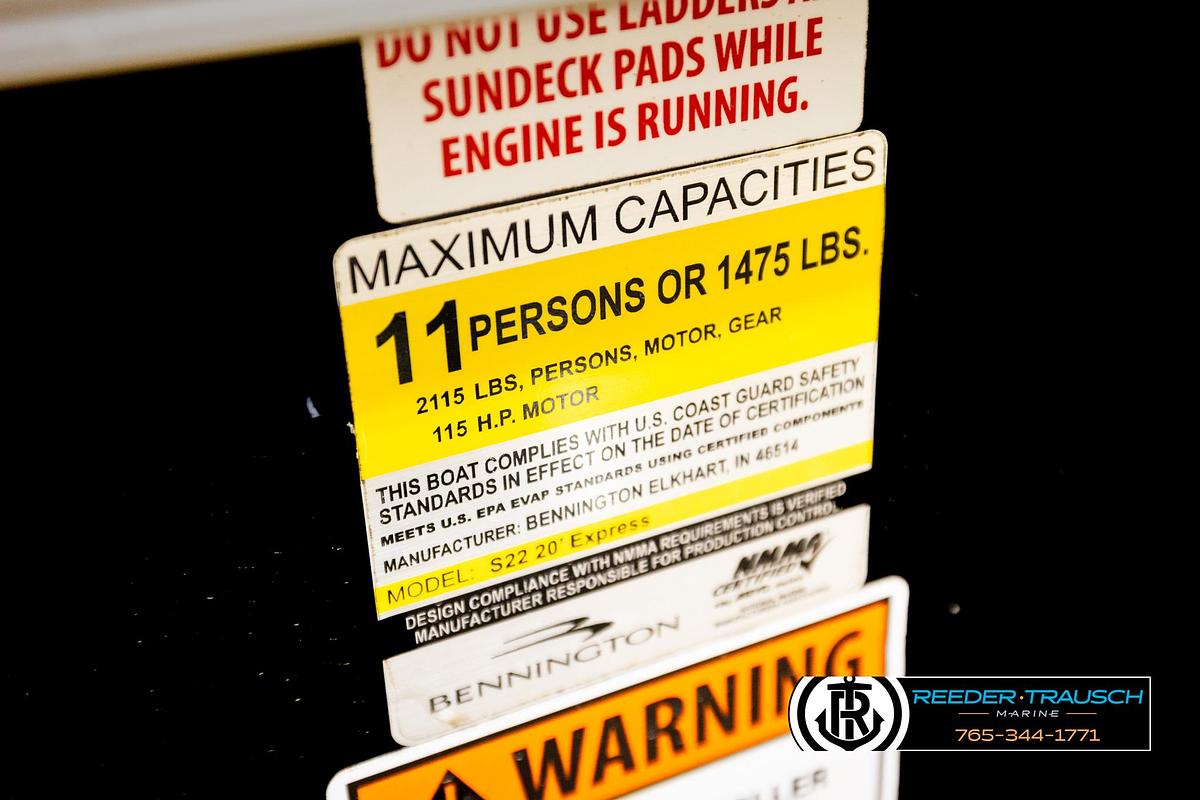 Used 2012 Bennington 22 SL