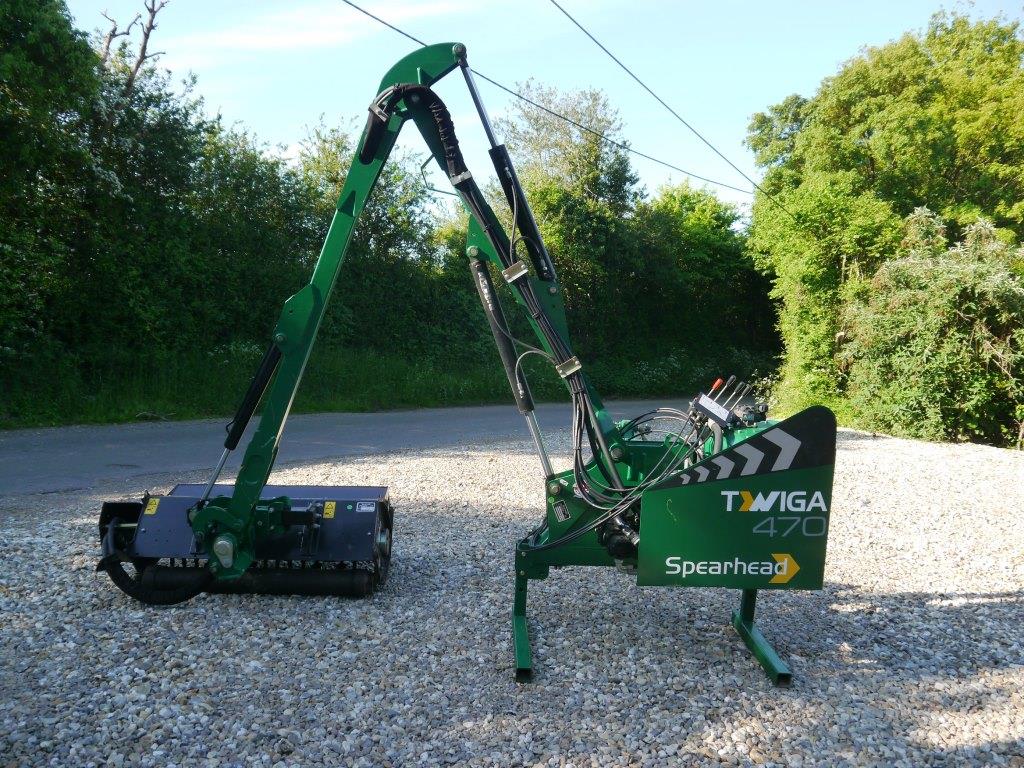 Used Spearhead Twiga 470 Hedge Cutter for Sale at LBG Machinery, Ltd.