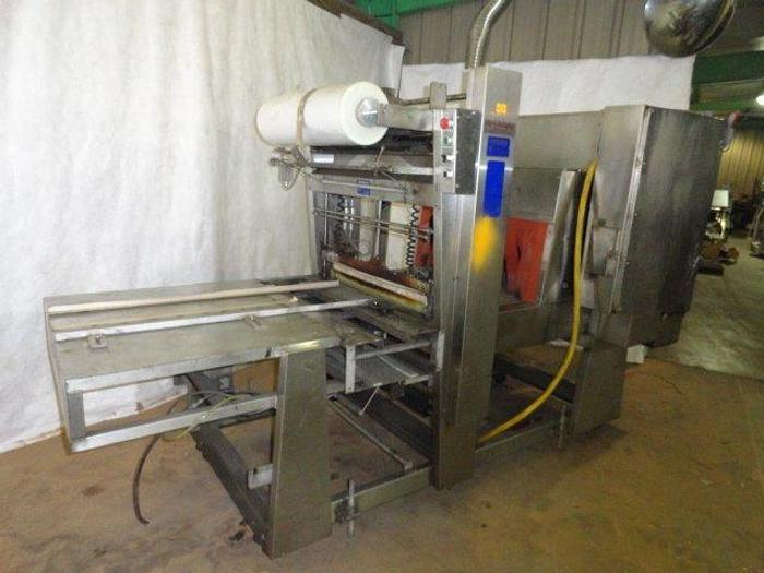 Used Barry-Wehmiller/Hussman Corp Overwrapper & Shrink Tunnel