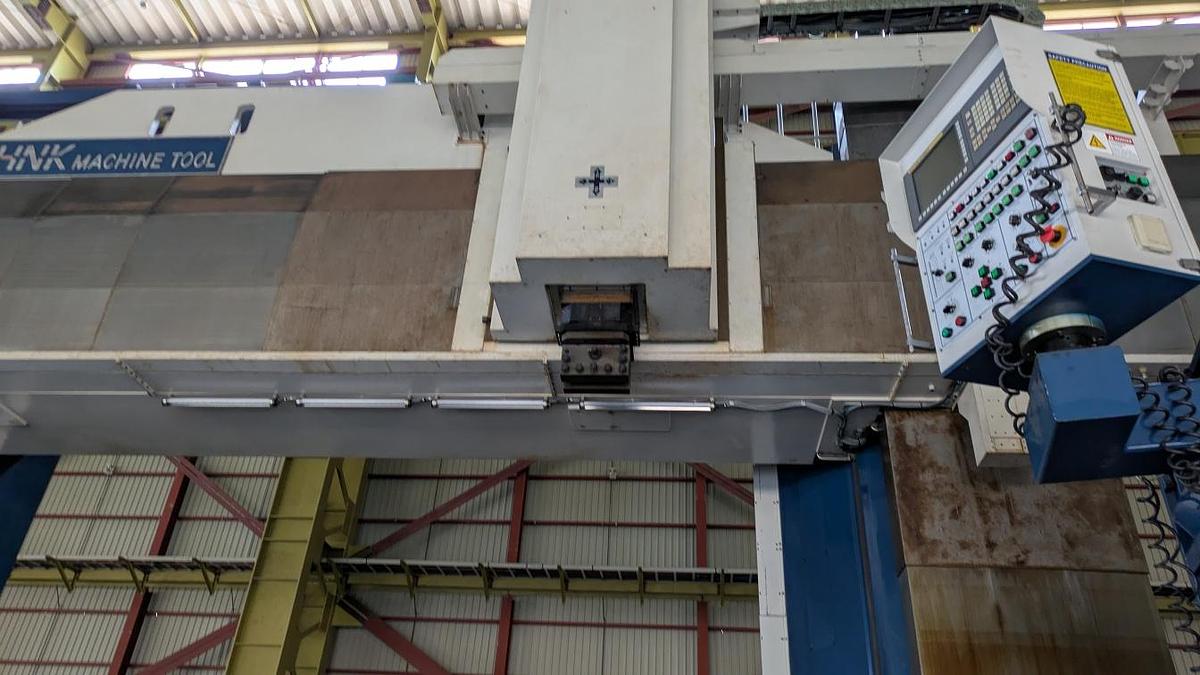 Used HNK NT 60/80 CNC HEavy-Duty Double Column Vertical Turning Machine