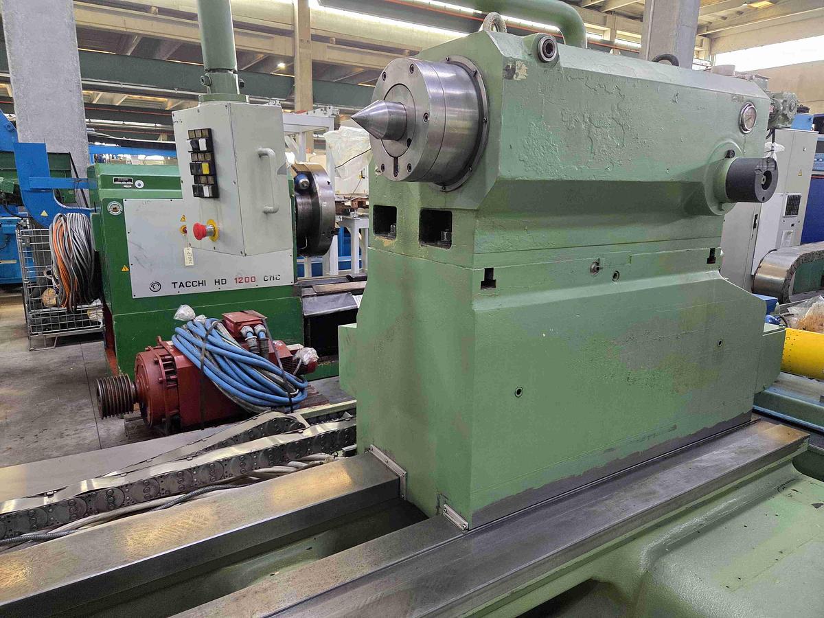 Used Tacchi HD3 / 140L CNC Horizontal Lathe with Live Spindle Milling Tower & C-Axis