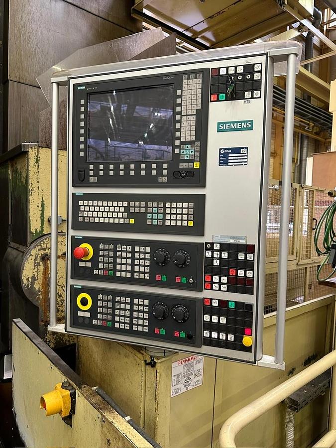 Used Dorries Scharmann Contumat 3 MC: VC 4600/400 CNC Single Column Vertical Turning Machine with Live Spindle Side Head