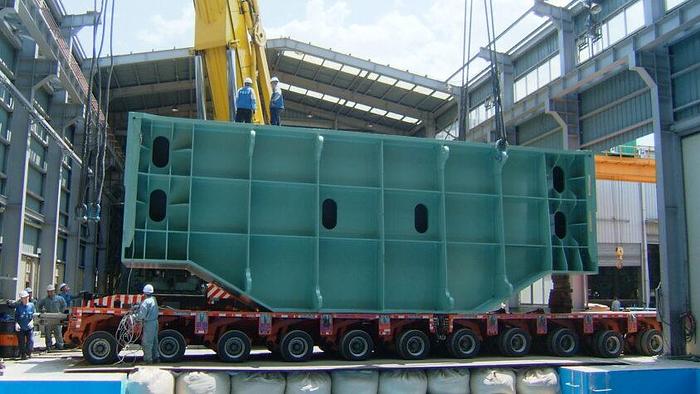 Used 10,000 Ton Hydraulic Structural / Pipe Forming Bending & Cladding Press