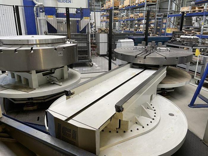 Used UNISIGN UNICOM 6000 CNC VERTICAL TURNING & MILLING CENTER with AUTOMATIC PALLERT CHANGER for 3 PALLETS