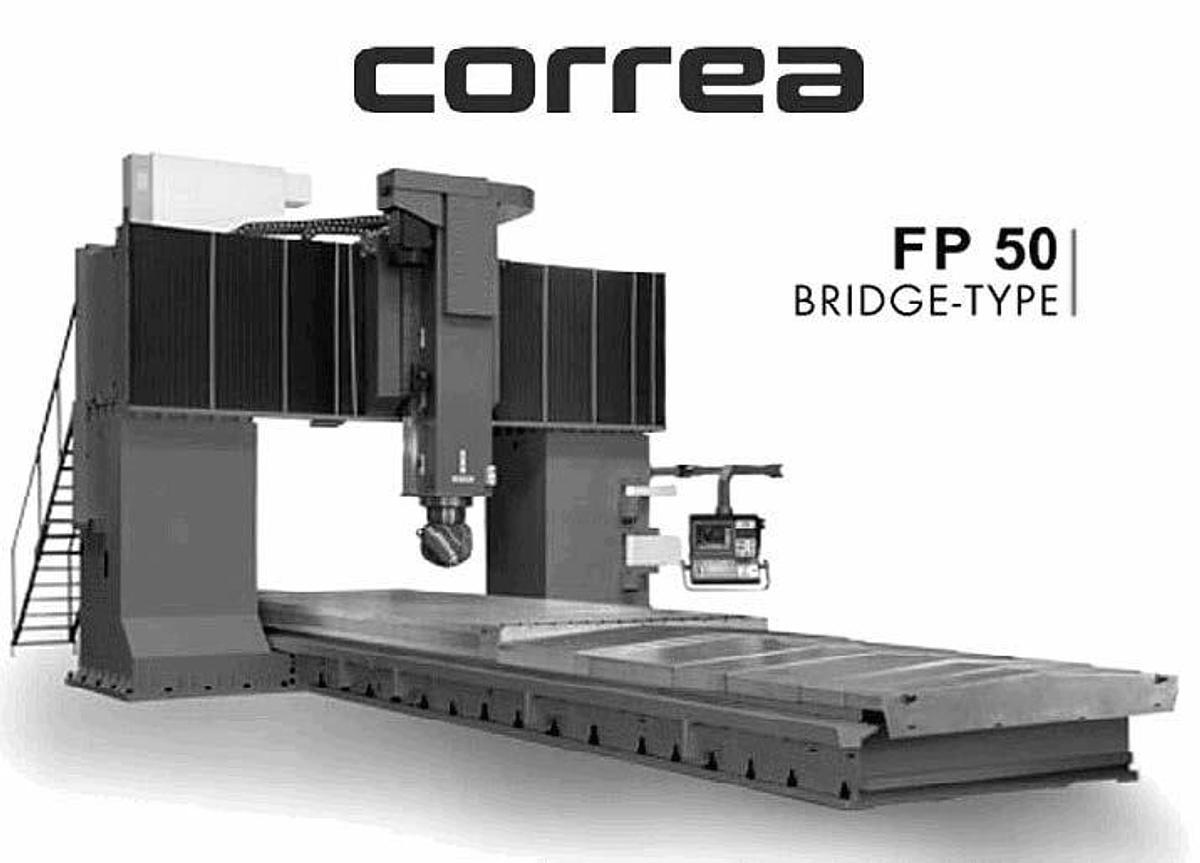 Used Correa FP 50/50 CNC Bridge Type Machining Center