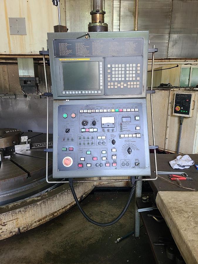 Used S&T ST 25/35V CNC Vertical Turret Lathe
