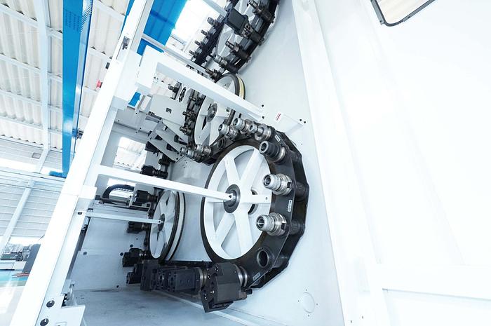Used Okuma VTM 200 CNC Vertical Turning & Boring Machine with Live Spindle & Table C-Axis