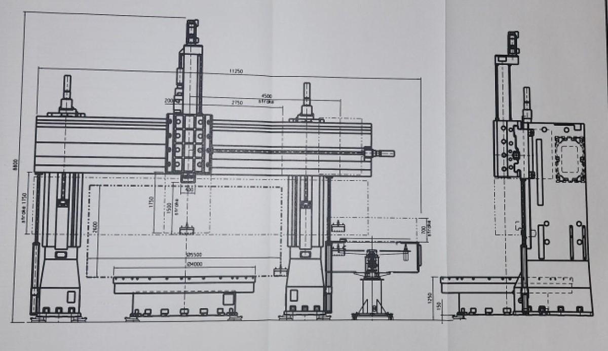 Used S&T ST 40/55VC CNC Vertical Boring & Milling Machine with Live Spindle & Table C-Axis