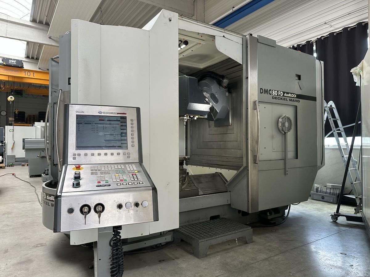 Used DMC 80 FD duoBLOCK 5-AXIS MACHINING CENTER - MILLING & TURNING
