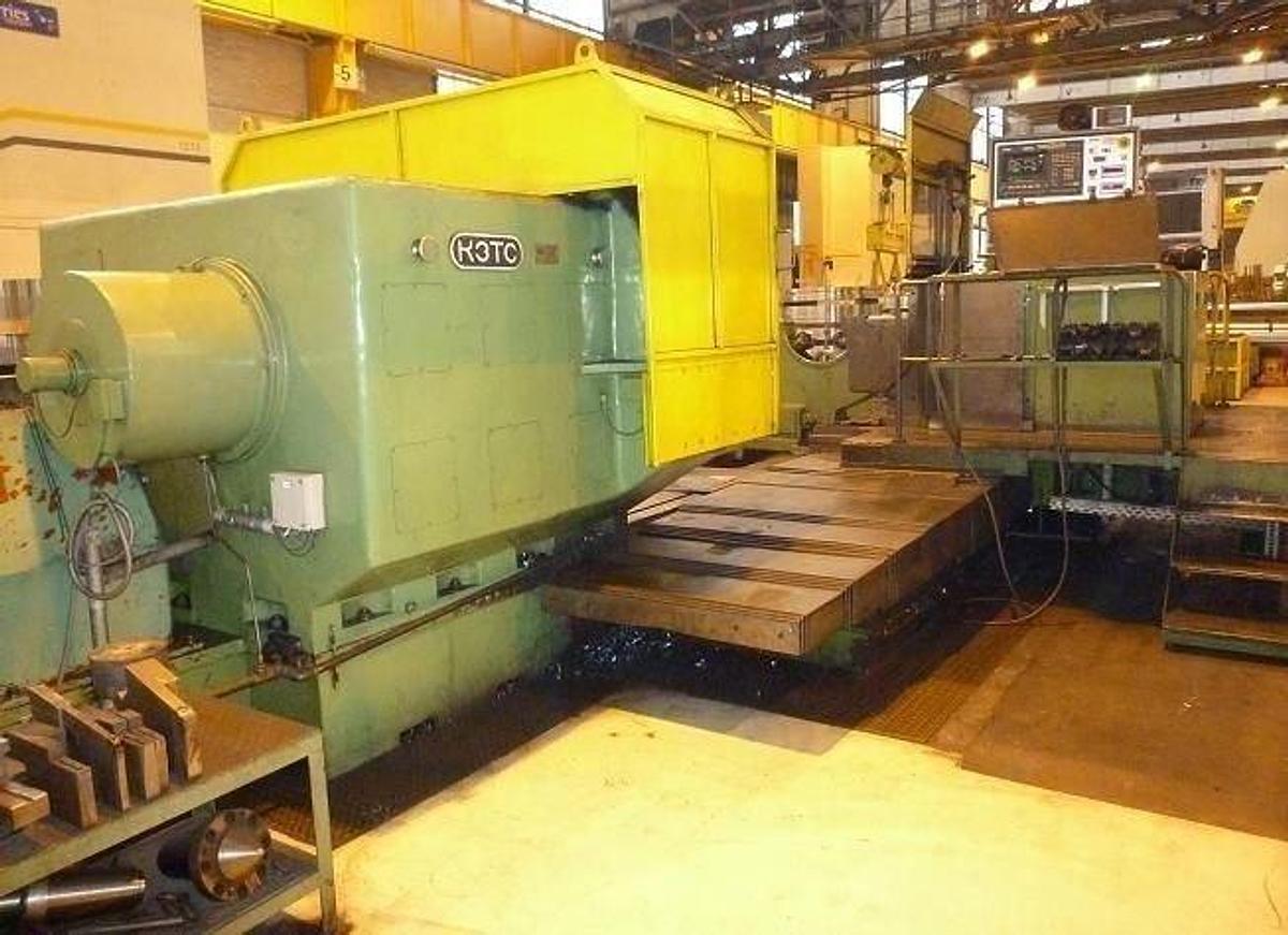 Used Kramatorsk 1K 671 320 F3- 10000 CNC Heavy-Duty Horizontal Lathe 