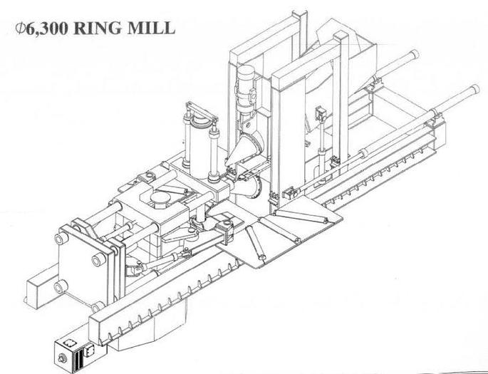 Used Kaltek 6300 Ring Rolling Mill