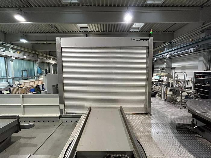 Used DMG DMC 340 U CNC Universal Machining Center with 2 Pallet System & Rotary Table Plate