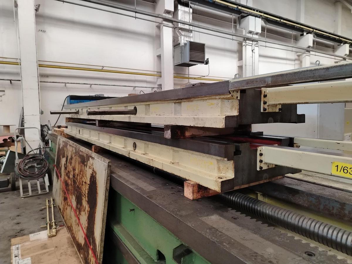 Refurbished Schiess 40 DZ CNC Double Ram Vertical Boring & Milling Machine with Live Spindle & Table C-Axis