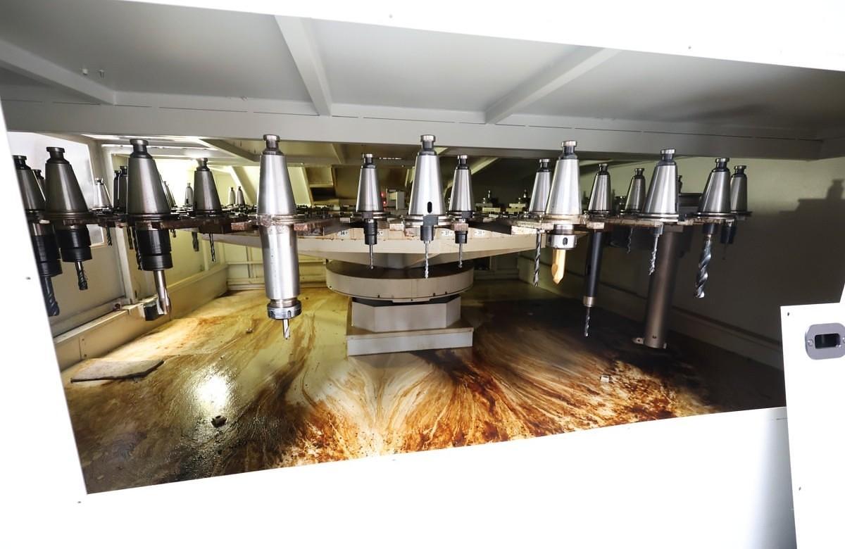 Used Dorries VCE 2800/220 MC So CNC Single Column Vertical Boring & Milling Machine with Live Spindle & Table C Axis