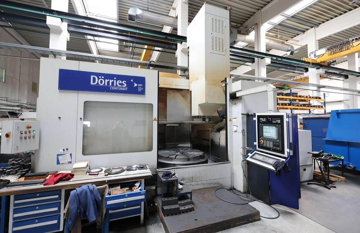 Used Dorries VCE 1600/140 MC F CNC Single Column Vertical Boring & Milling Machine with Live Spindle and Table C-Axis