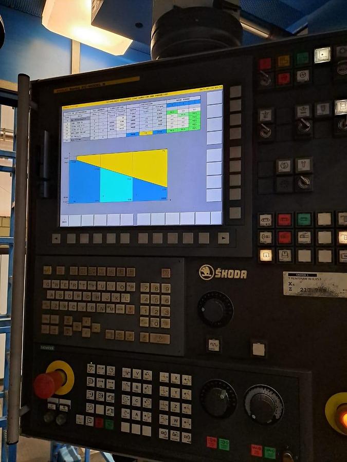 Used Skoda HCW 1-150 5/14M CNC Heavy-Duty Floor Type Horizontal Boring Machine