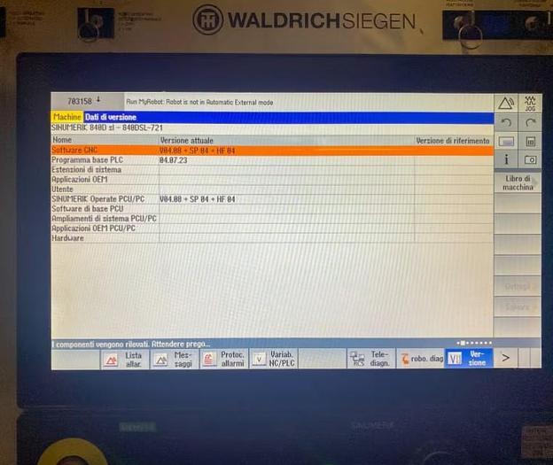 Refurbished Waldrich Siegen PM 4500 AT RQ2 CNC Bridge Type Milling Machine