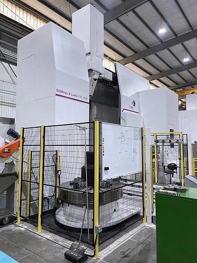 Used Giddings & Lewis VTC 1600 CNC Vertical Boring & Milling Machine with Live Spindle & Table C-Axis