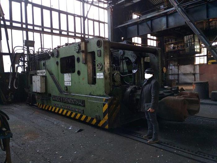 Used ZDAS 1,600 Ton Open Die Hydraulic Forging Press with Manipulator