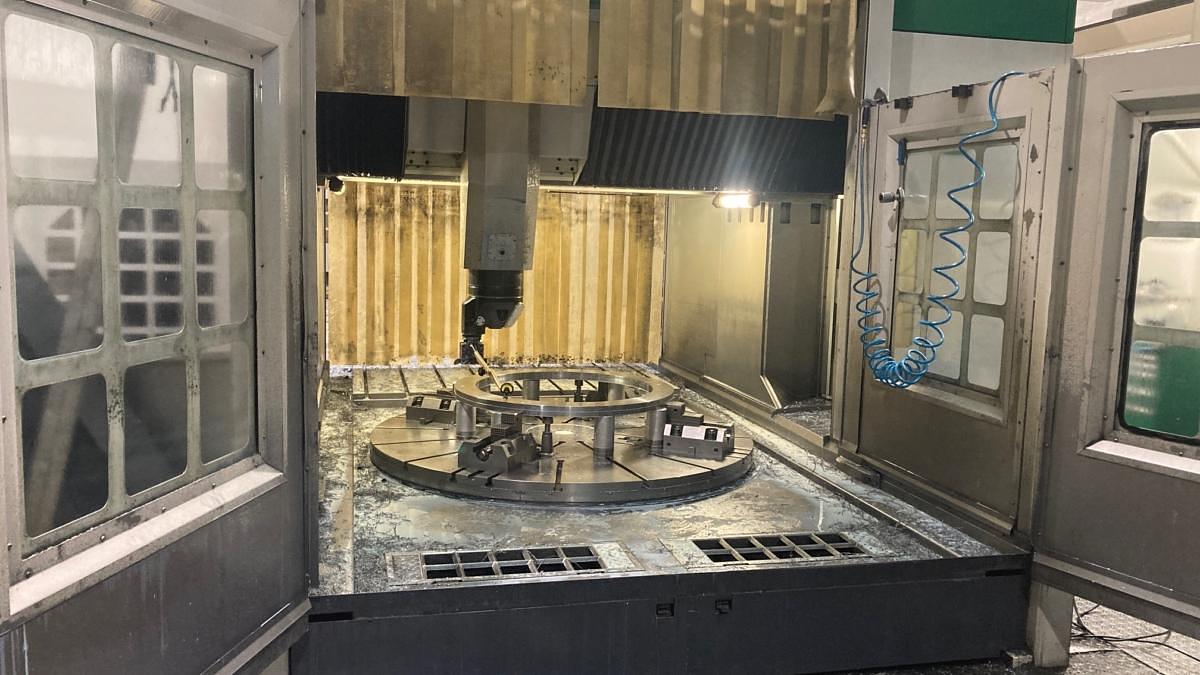 Used Unisign Uniport 6000 CNC Double Column Gantry Mill with Vertical Turning & Boring