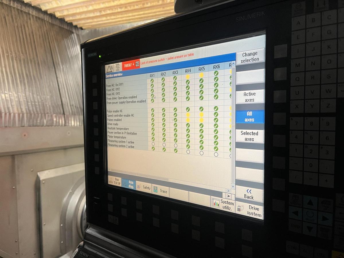 Used 3x Breten 5-Axis Machining Centers with Fanuc Robot Loader 