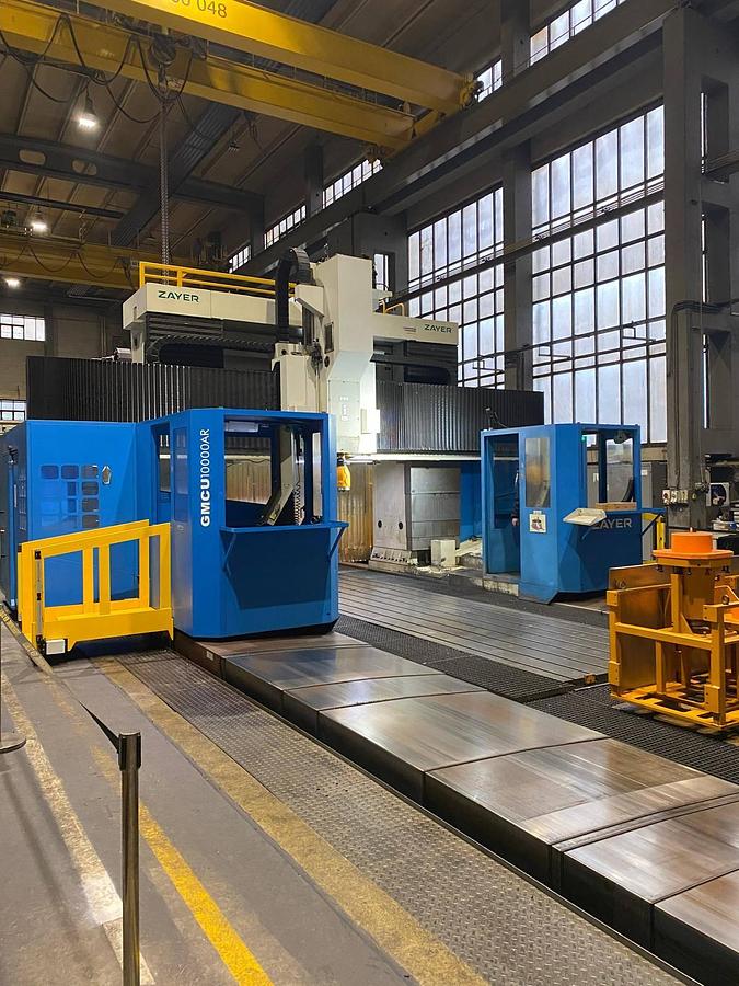 Used Zayer GMCU 10000-AR CNC Gantry Type Double Column Milling Machine