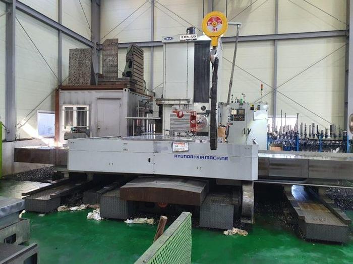 Used Hyundai Wia KBN 135 CNC Table Type Horizontal Boring Machine