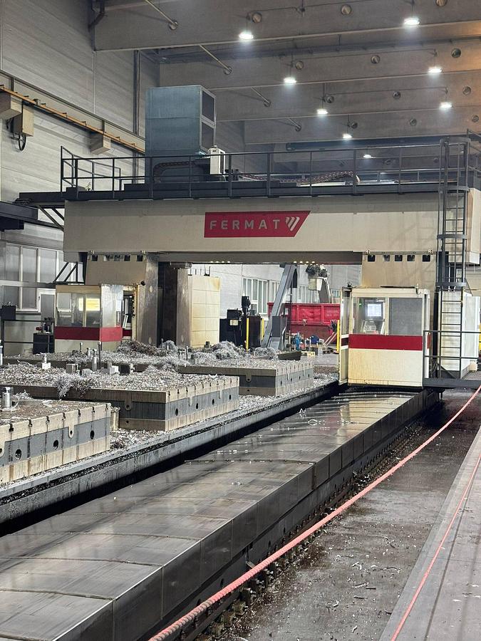 Used Fermat CNC Double Column Heavy-Duty Gantry Type Milling Machine