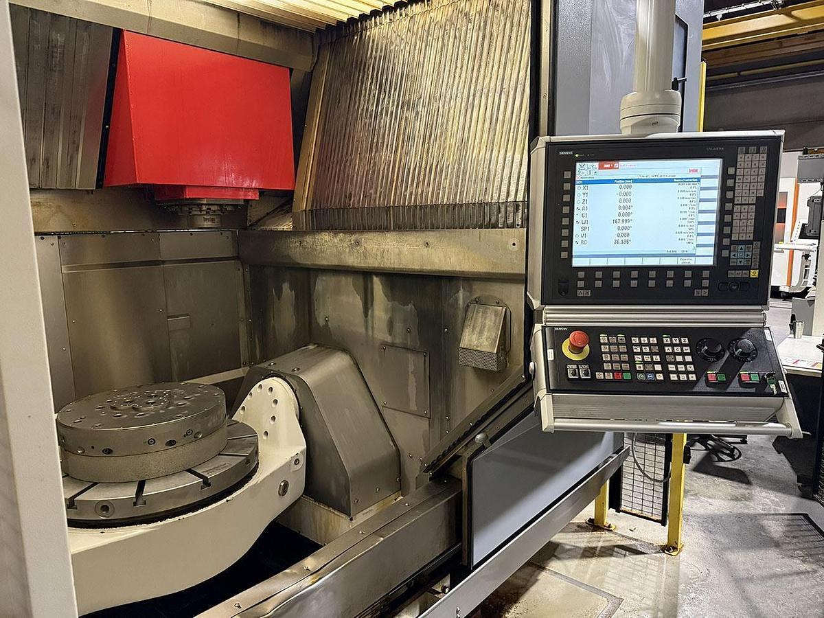 Used 3x Breten 5-Axis Machining Centers with Fanuc Robot Loader 