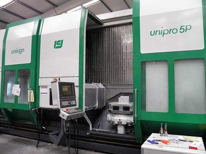 Used Unisign Unipro 5-P CNC High Speed Pendulum Vertical Machining Center with 2 Separate Work Zones