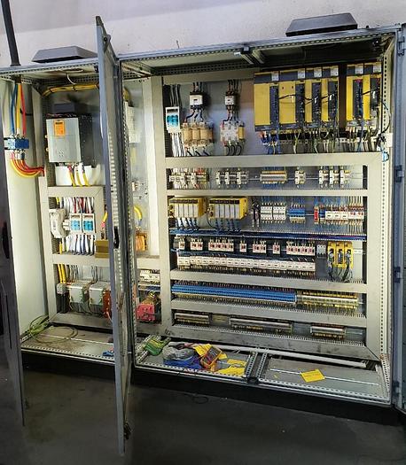 Refurbished ACME Double Ram CNC Vertical Boring & Milling Machine with Live Spindle & Table C-Axis
