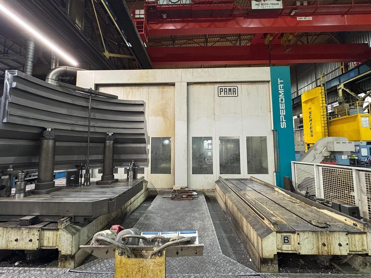 Used Pama Speedmat 3/TR16 CNC Horizontal Machining Center with Pallet & Head Changer