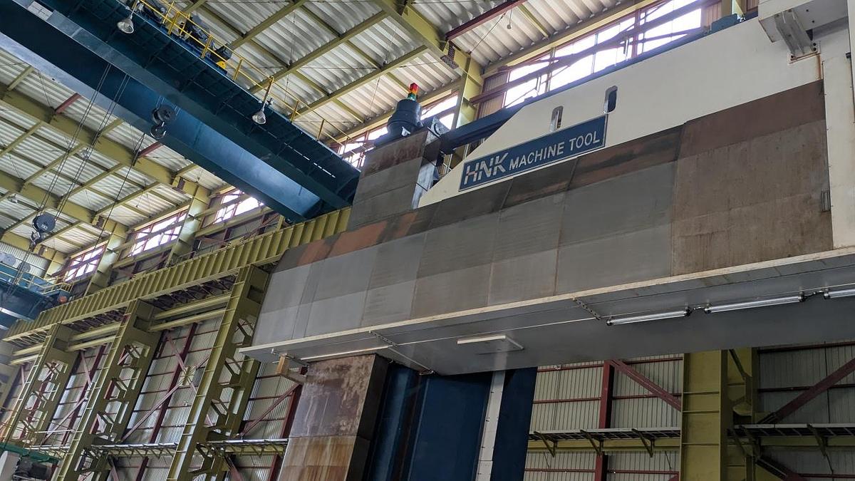 Used HNK NT 60/80 CNC HEavy-Duty Double Column Vertical Turning Machine