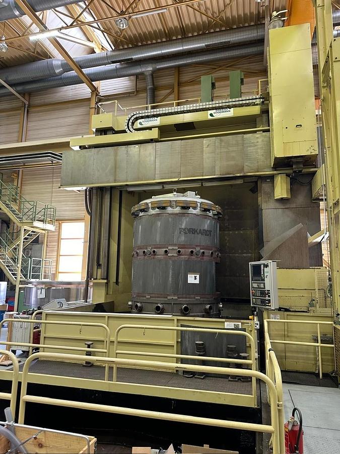 Used Dorries Scharmann Contumat 3 MC: VC 4600/400 CNC Single Column Vertical Turning Machine with Live Spindle Side Head