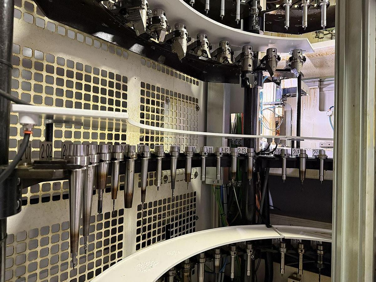 Used 3x Breten 5-Axis Machining Centers with Fanuc Robot Loader 