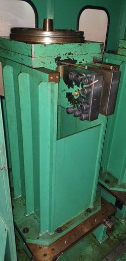 Used Hankook VTC 5060Y CNC Double Column Vertical Boring & Turning Machine with Y-Axis Traveling Table, Live Spindle, C-Axis