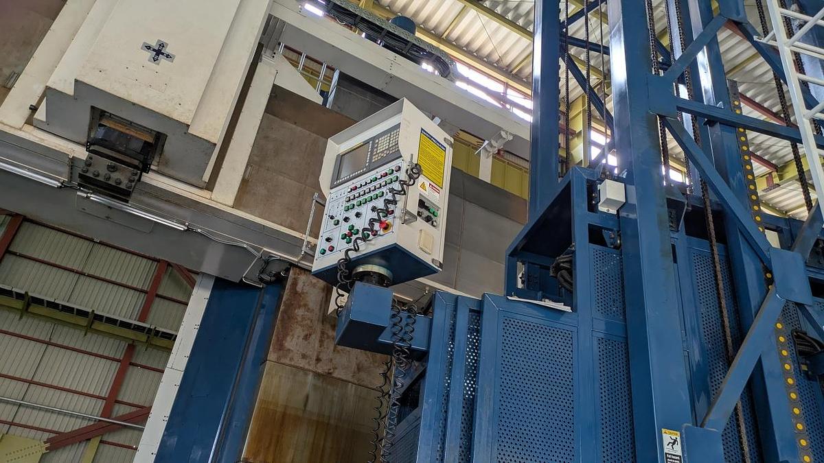 Used HNK NT 60/80 CNC HEavy-Duty Double Column Vertical Turning Machine