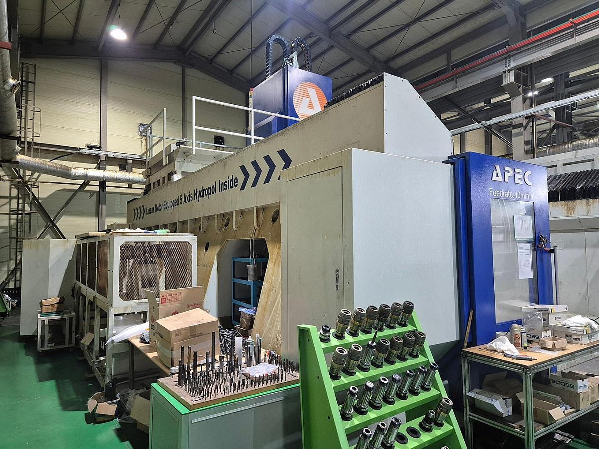 Used APEC G32 CNC 5-Axis Gantry Type Machining Center for Sale at S...