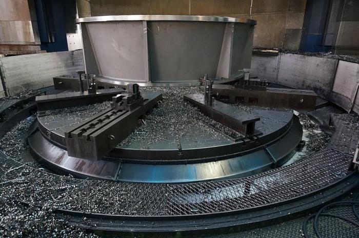 Used HNK VTC 50/70 CNC Heavy Duty Double Column Vertical Boring & Turning Machine with Live Spindle