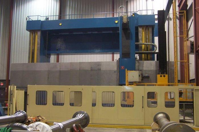 Used Wuhan 65/80 CNC Double Column Heavy Duty Vertical Turning & Milling Machine