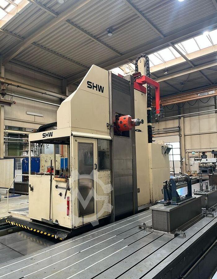 Used SHW UF 6 Doppelstander CNC Floor Type Horizontal Boring Machine with 2 Columns