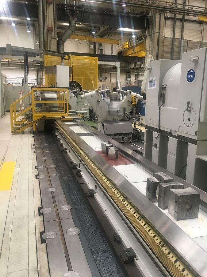 Used Zerbst DXP 5/W15 X 15000 CNC Heavy Duty Horizontal Lathe