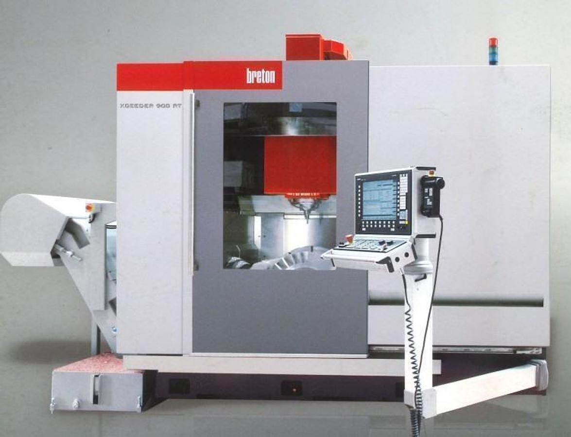 Used 3x Breten 5-Axis Machining Centers with Fanuc Robot Loader 
