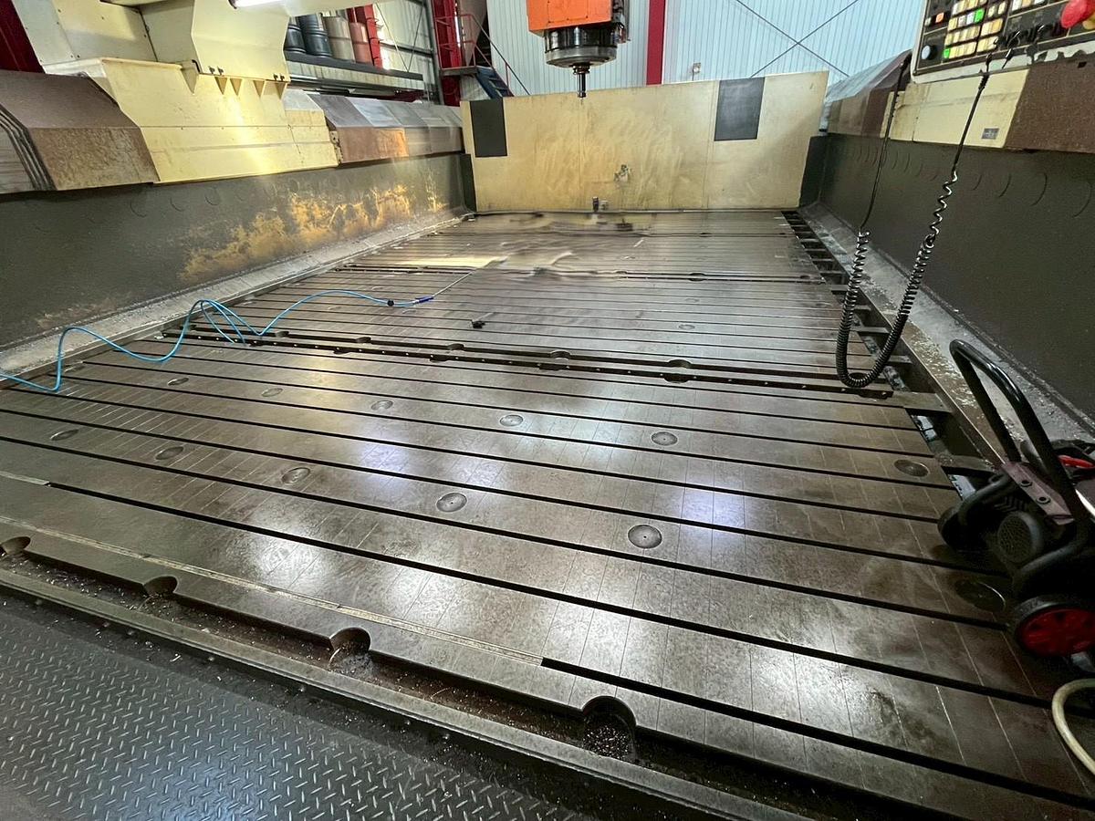 Used AWEA LG 8050 CNC Double Column Gantry Type Machining Center