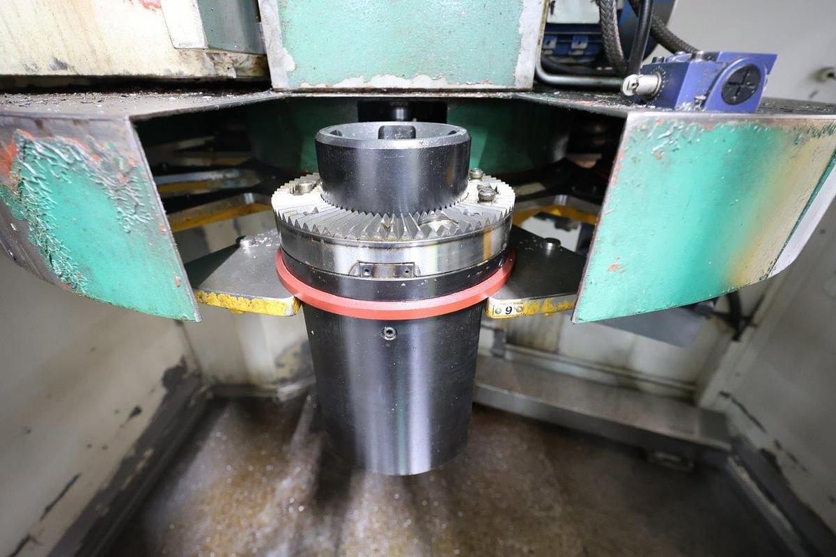 Used Pietro Carnaghi AC 20 TM-1800 Single Column CNC Vertical Boring & Milling Machine with Live Spindle Table C-Axis & 2 Pallet Changer