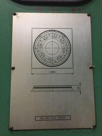 Used Hankook VTC 5060Y CNC Double Column Vertical Boring & Turning Machine with Y-Axis Traveling Table, Live Spindle, C-Axis