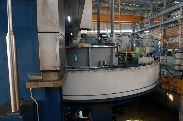 Used HNK VTC 50/70 CNC Heavy Duty Double Column Vertical Boring & Turning Machine with Live Spindle