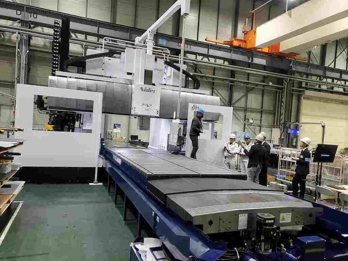Used Nidec MVR 30EX CNC 5-Face Double Column Bridge Type Multi Machining Center