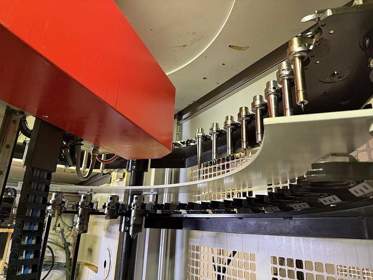 Used 3x Breten 5-Axis Machining Centers with Fanuc Robot Loader 