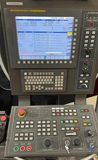 Used Hankook VTC 140E CNC Ram Type Vertical Boring & Milling Machine with Live Spindle & Table C-Axis